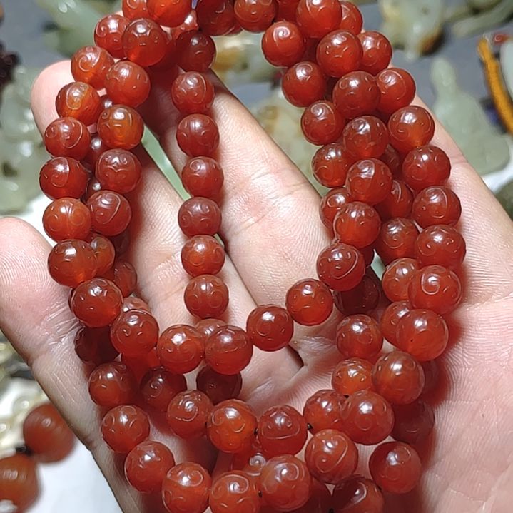 玛瑙/玉髓合金颈饰我**良