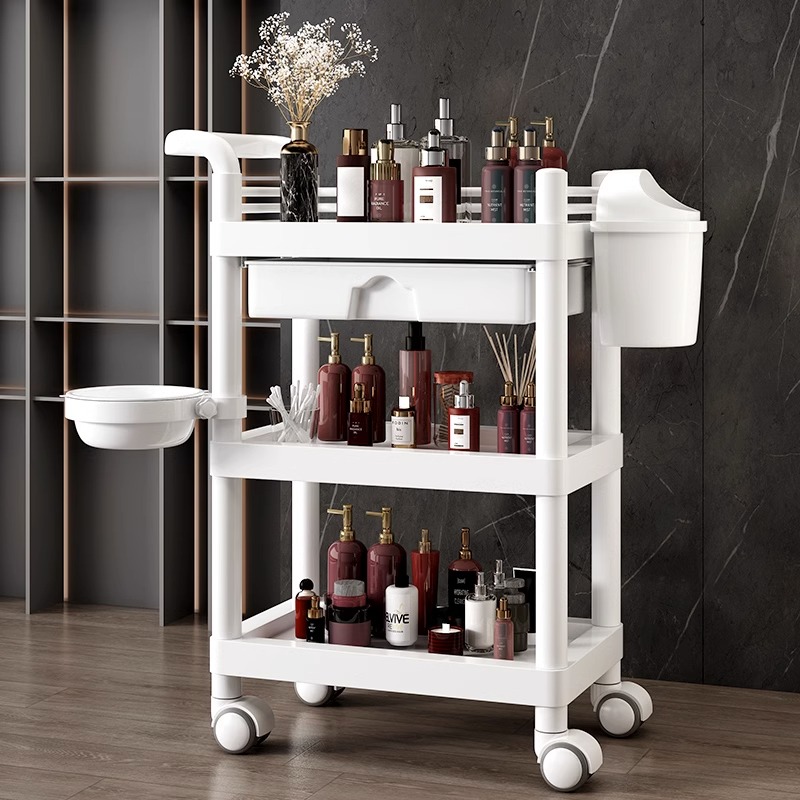 美容院专用小推车美睫仪器移动手推置物架清洁纹绣工具医用治疗车