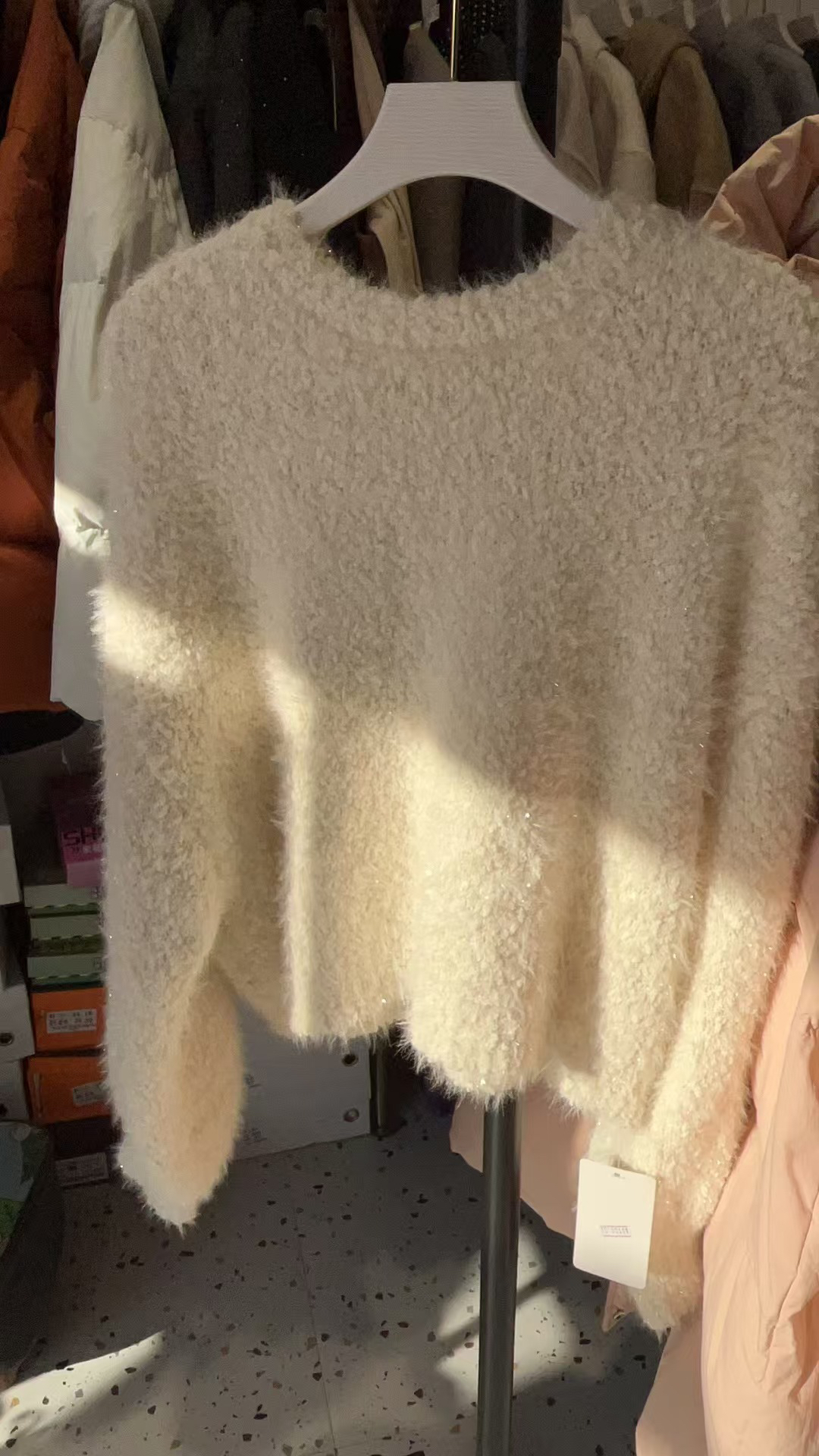 慵懒亮晶晶高端毛衣