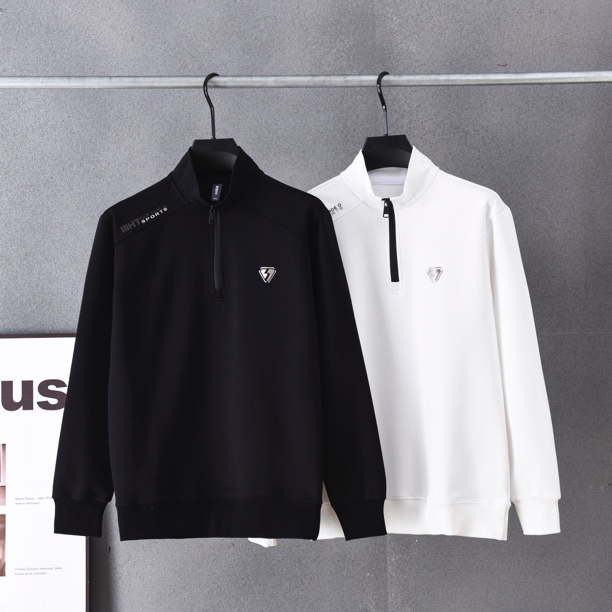 【小田家】春季男士空气棉休闲运动拉链立领卫衣