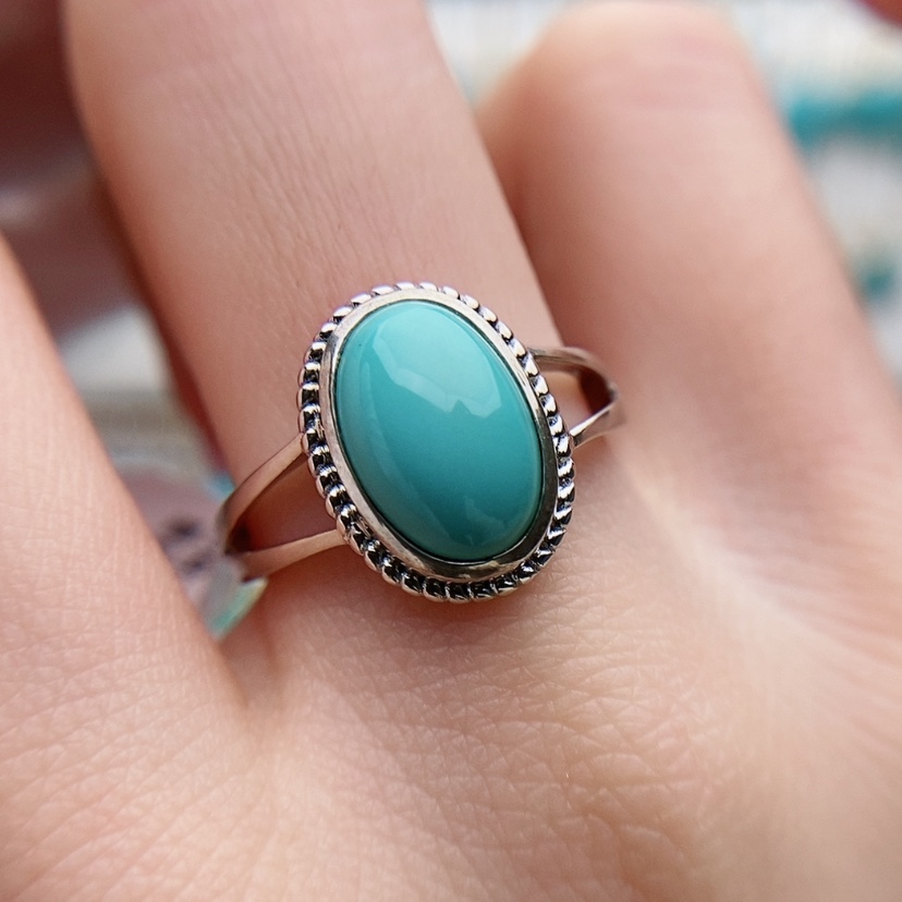 【闪购商品】绿松石原矿绿松石银S925镶嵌