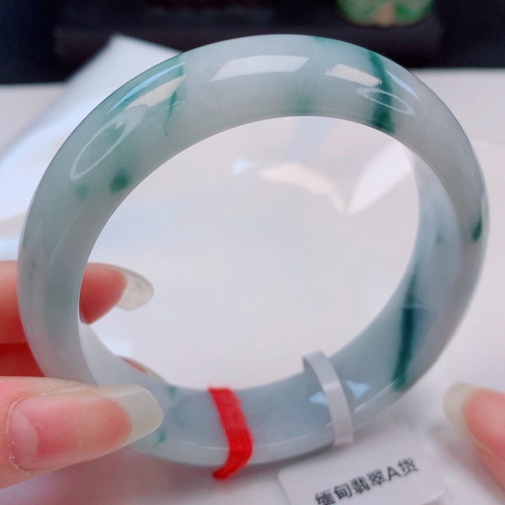 未镶嵌手镯翡翠56圈