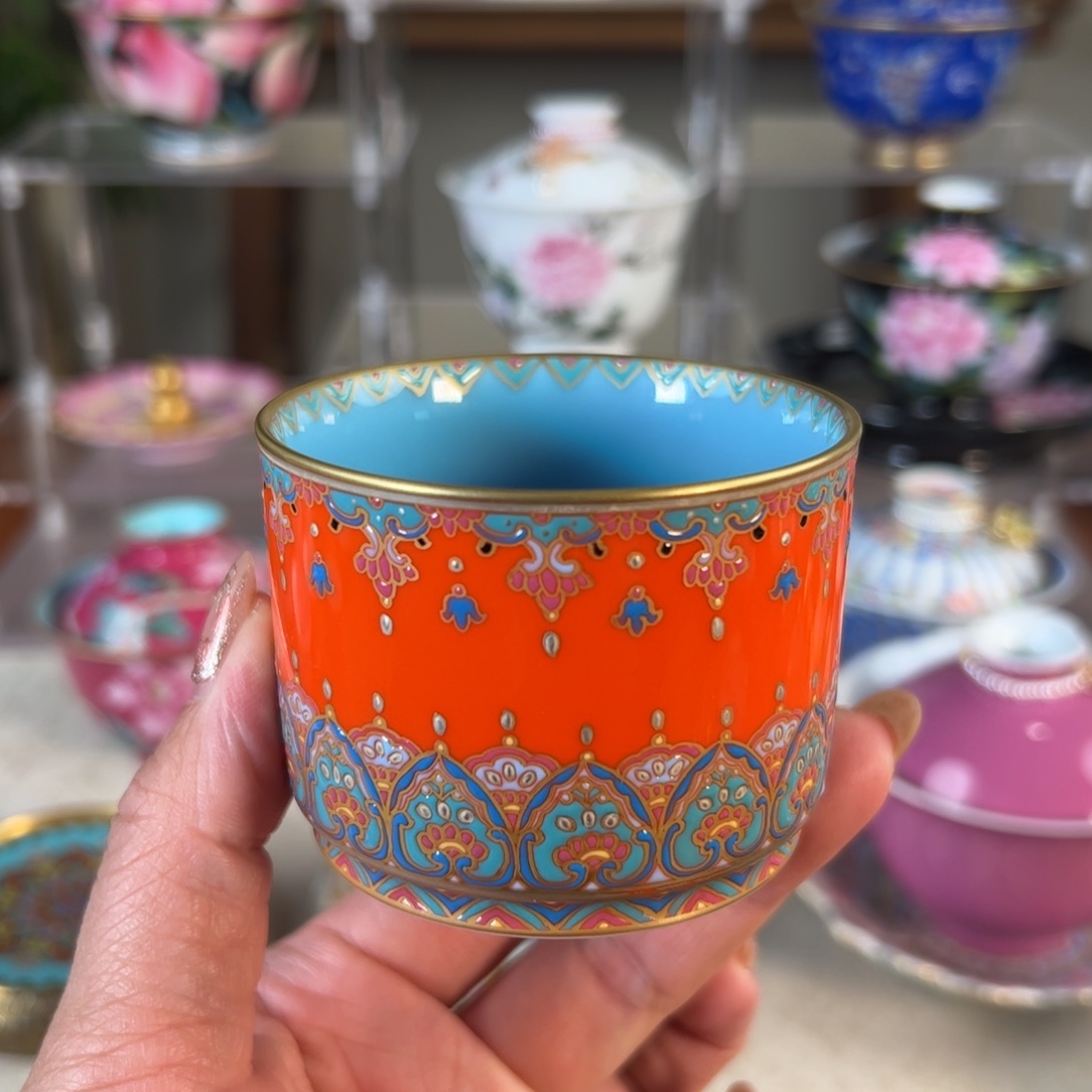 纯手工手绘 高端茶器