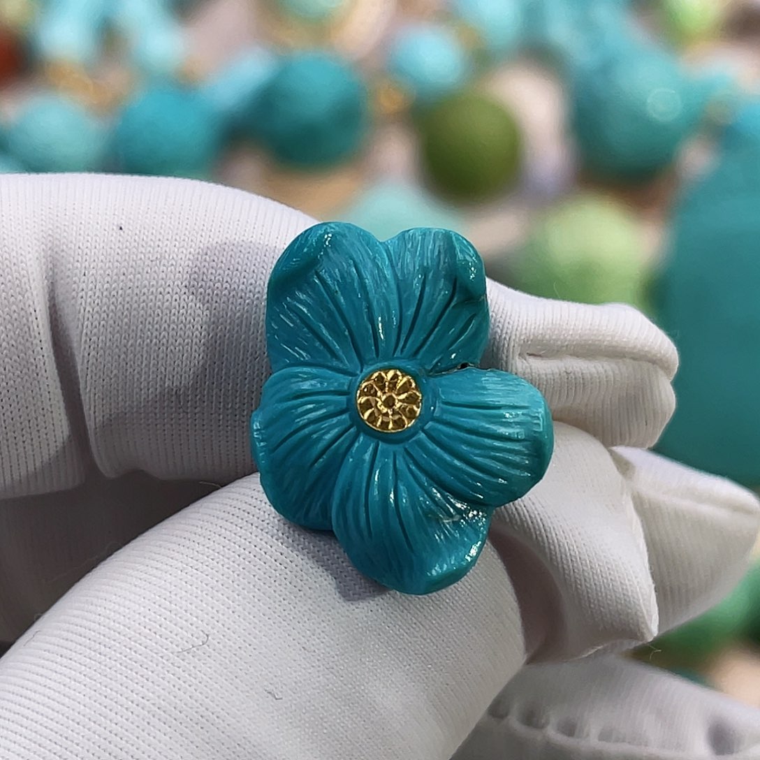 绿松石珠宝奇石未镶嵌