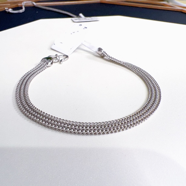 「阿英铂金」PT950铂金编织手链