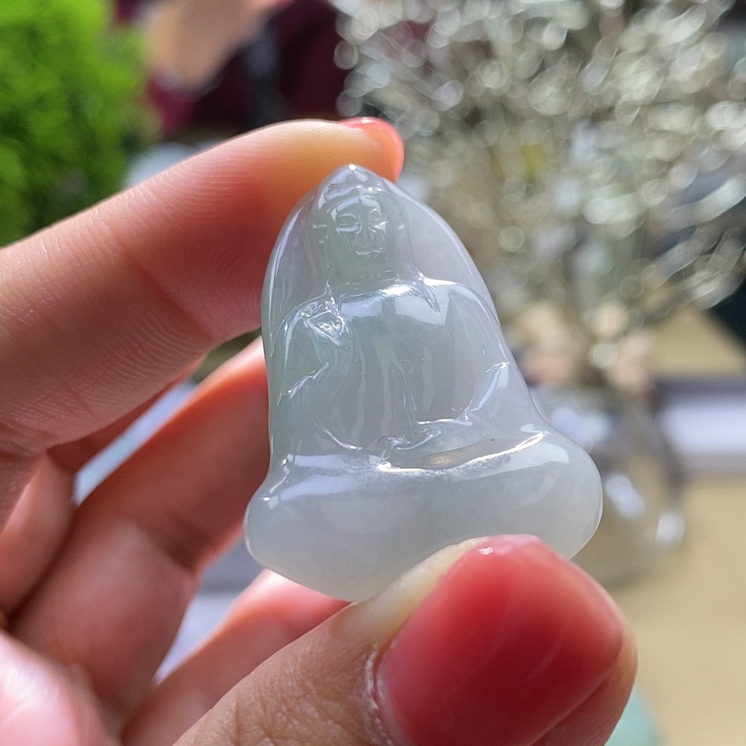 【闪购商品】翡翠颈饰未镶嵌观音