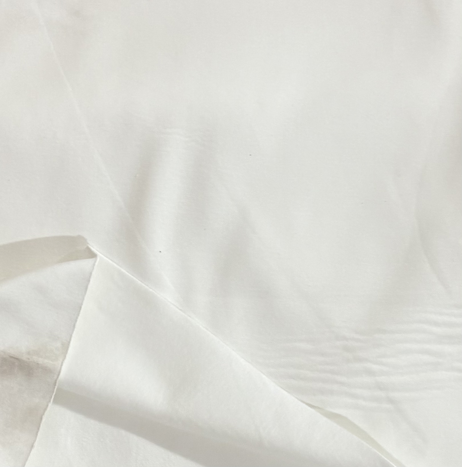 白色棉面加绒面料两米（瑕疵）