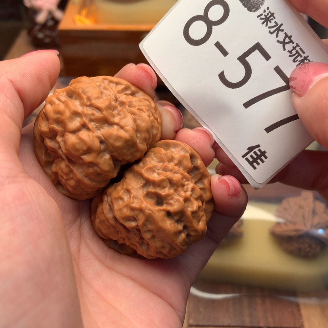文玩核桃把件40蛤蟆头