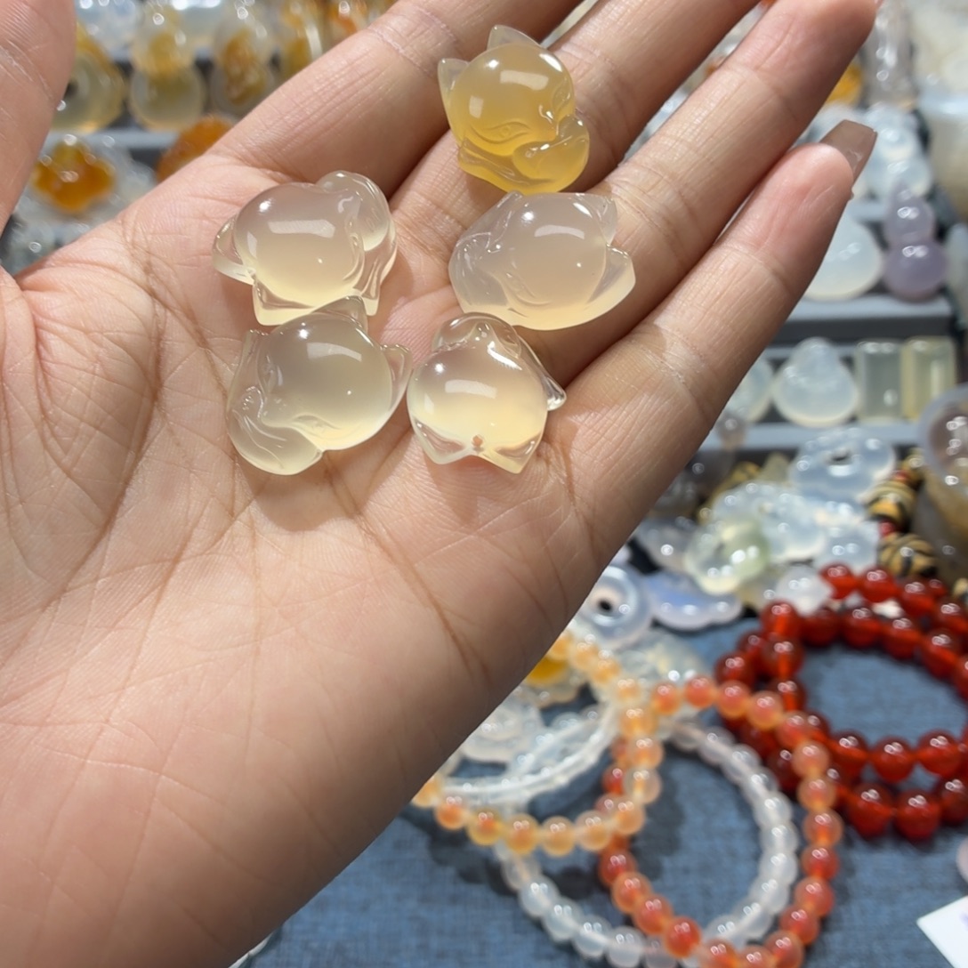 玛瑙/玉髓未镶嵌吊坠(不含链)