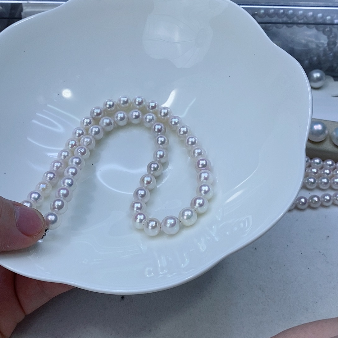 海水珍珠颈饰银S925镶嵌