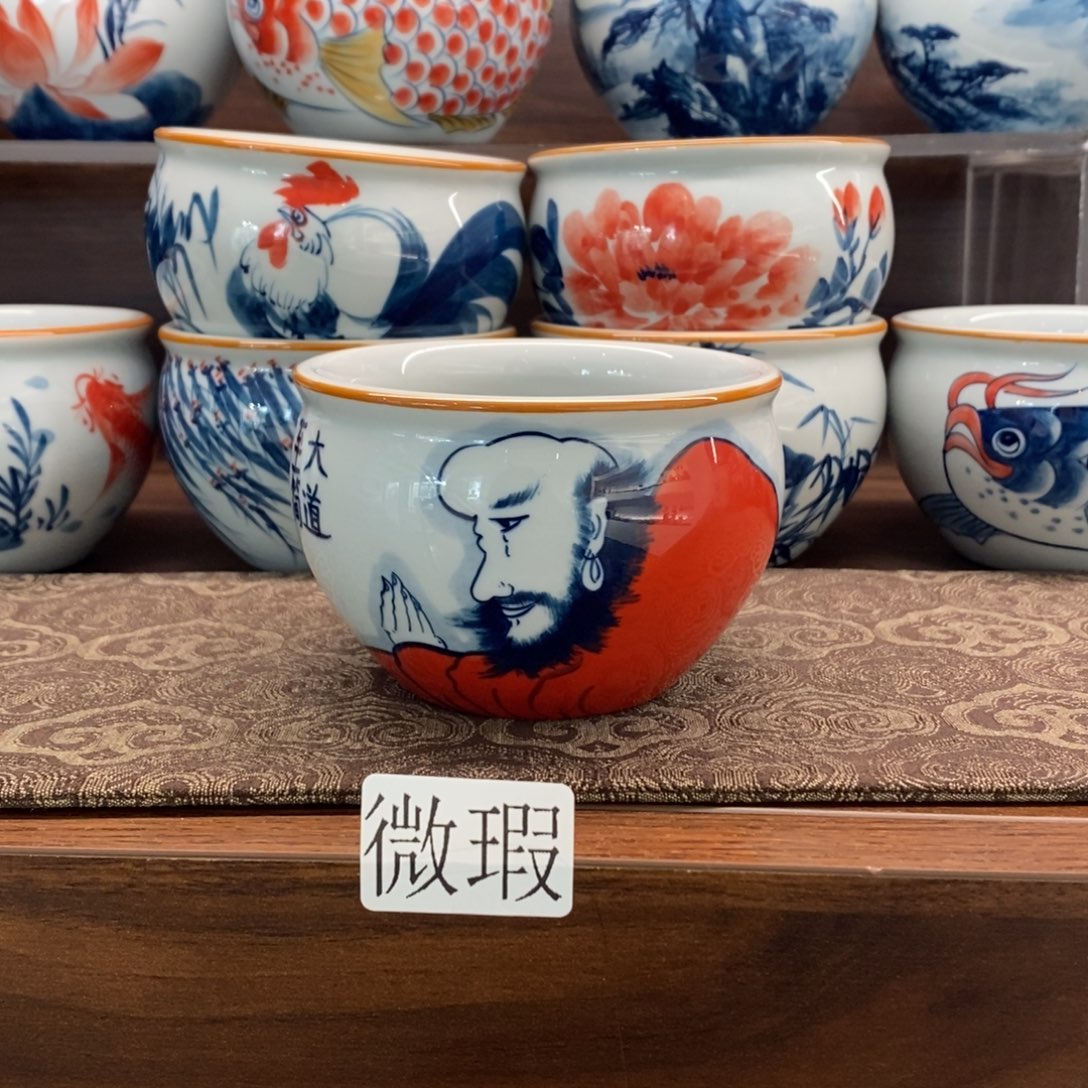 釉下彩手工绘制手工绘制