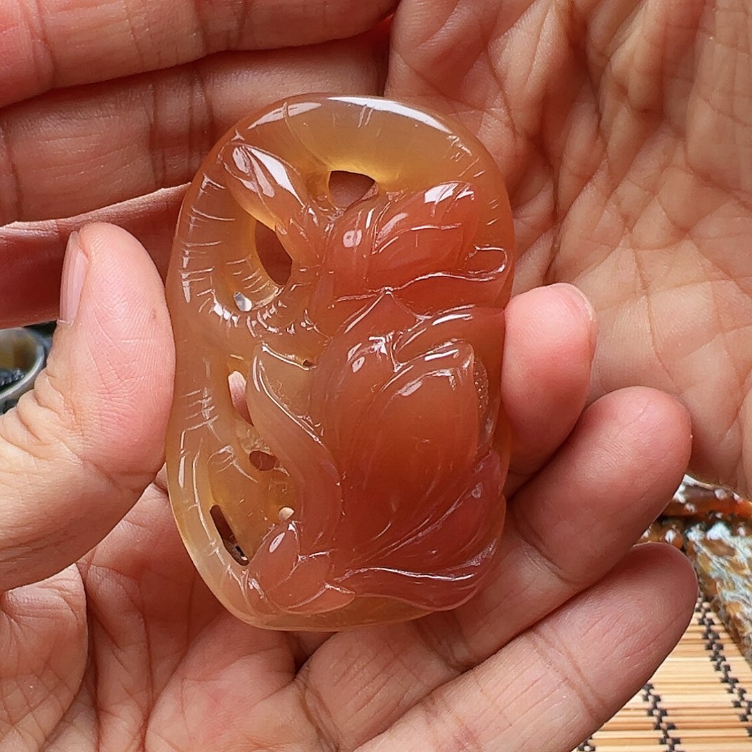未镶嵌玛瑙/玉髓珠宝半成品