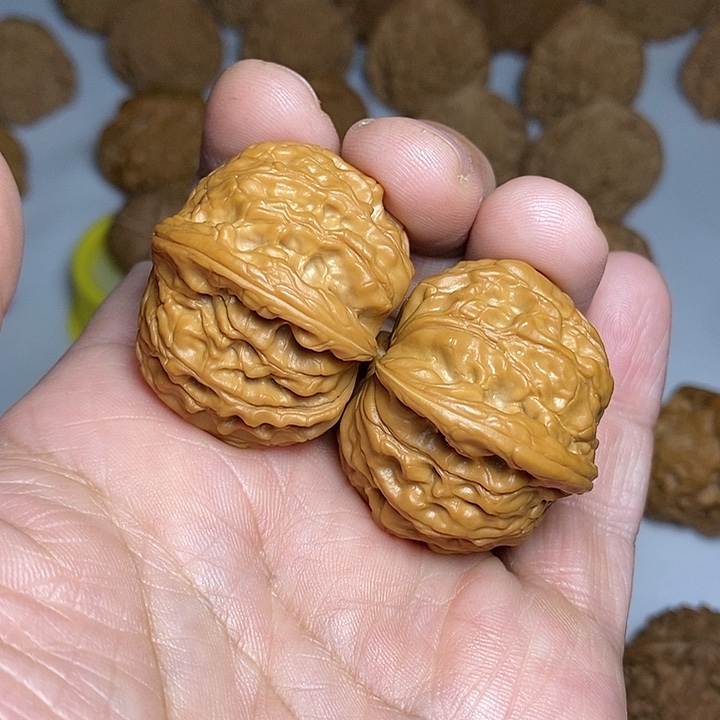 文玩核桃把件39.5尺，磨盘