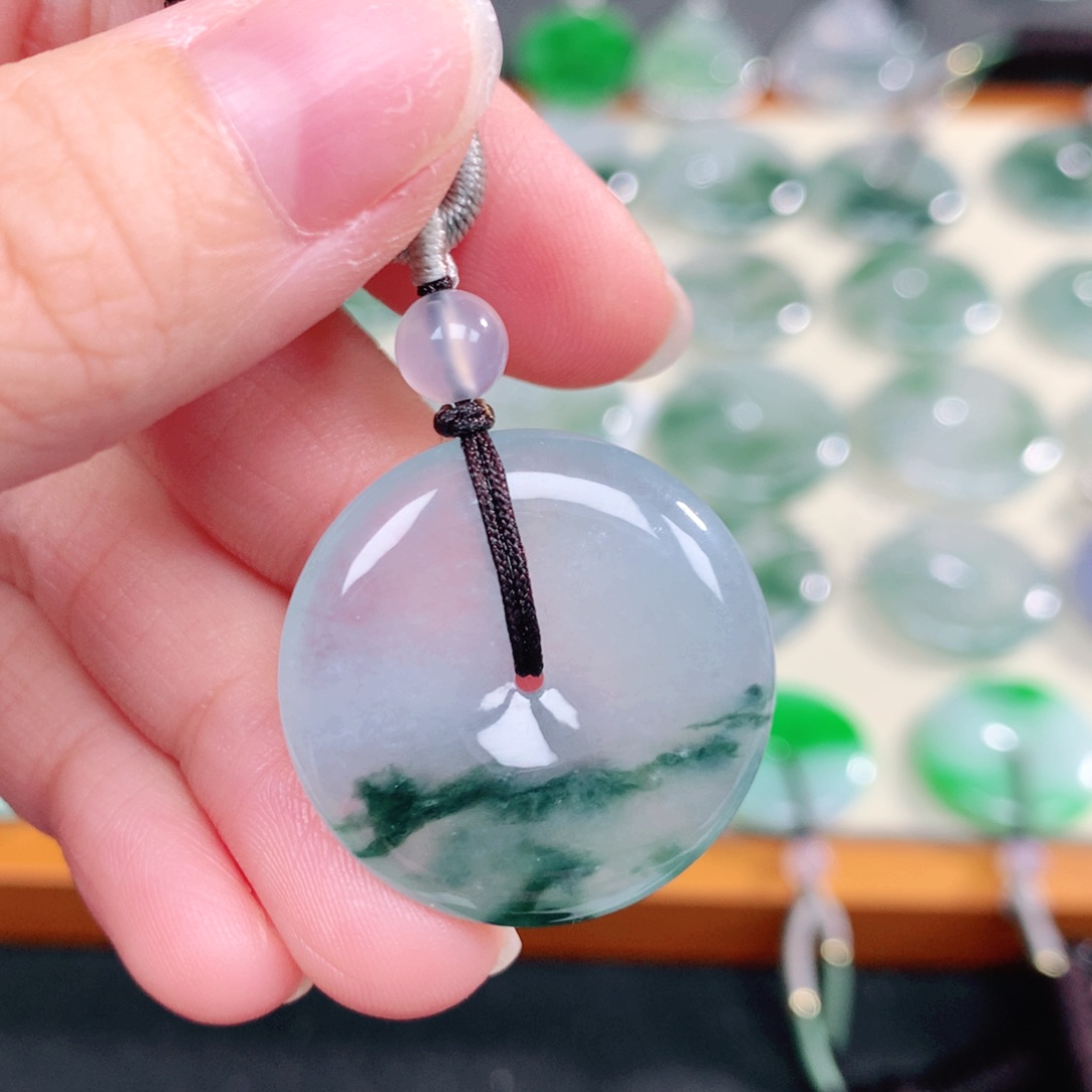 颈饰未镶嵌翡翠天然缅甸翡翠a货28-5.8