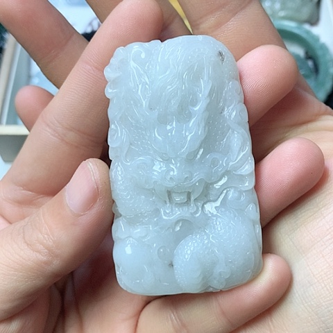 翡翠颈饰未镶嵌天然缅甸翡翠a货