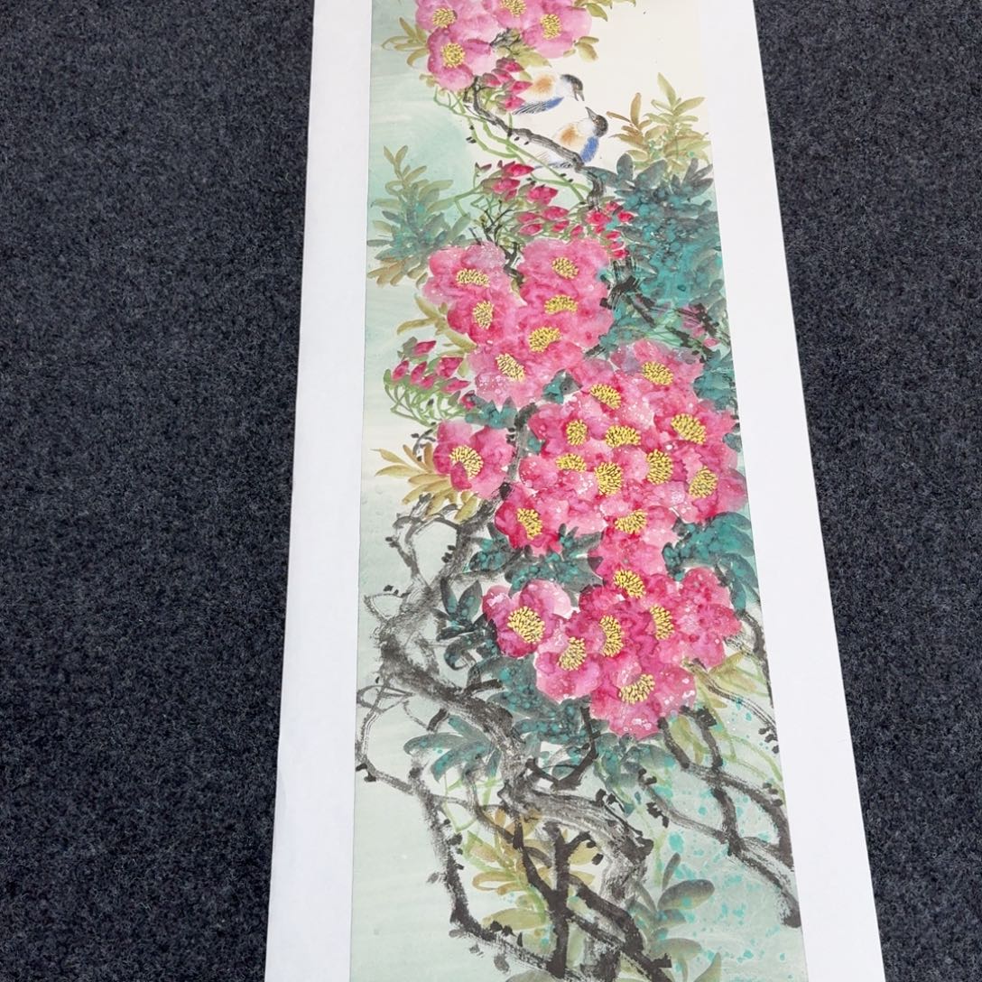 国画国画作品山水花鸟纯手绘