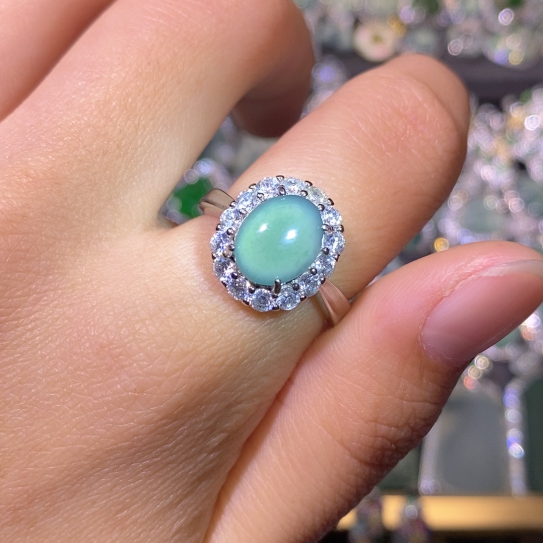 翡翠未镶嵌颈饰天然