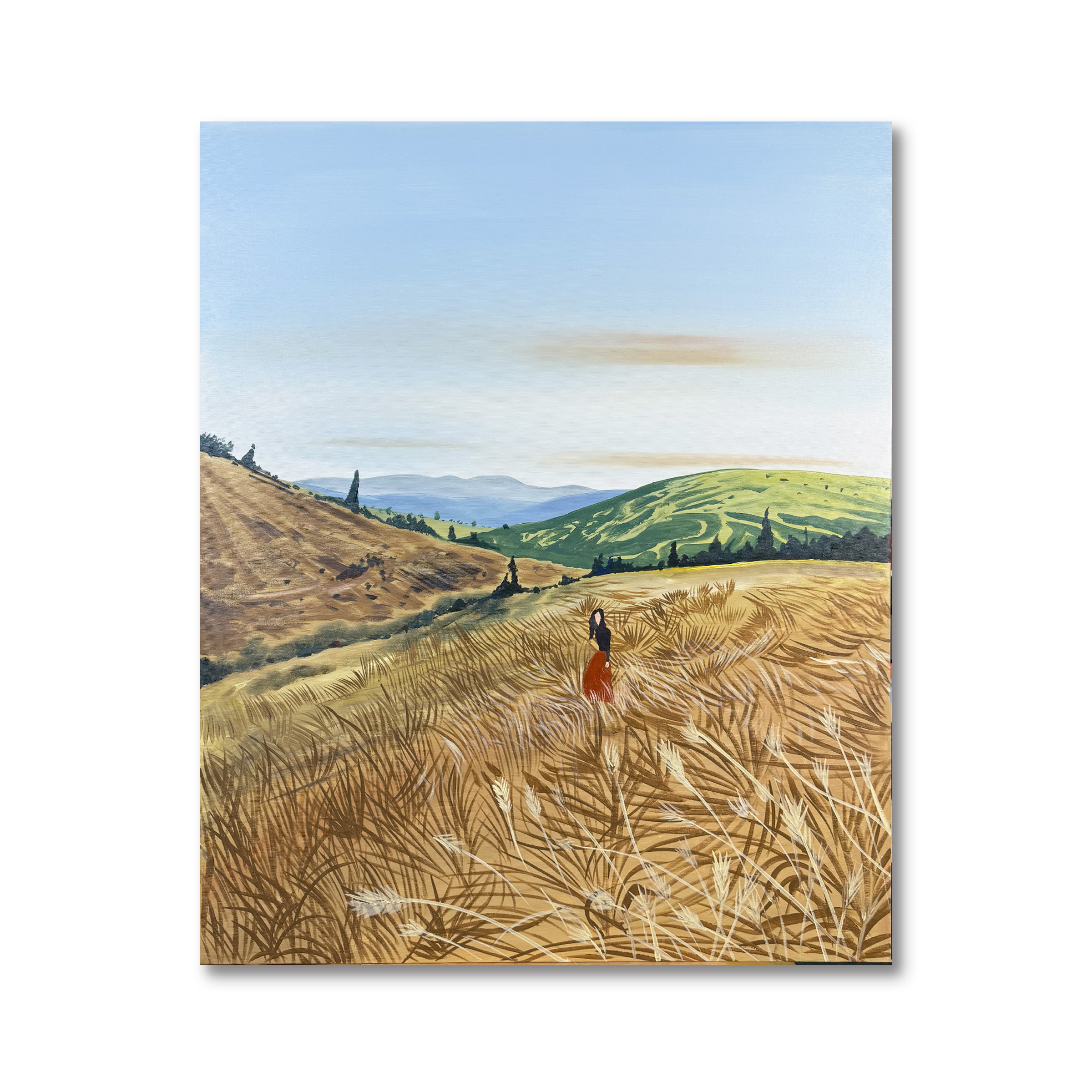 【麦浪】80*120（丙烯）