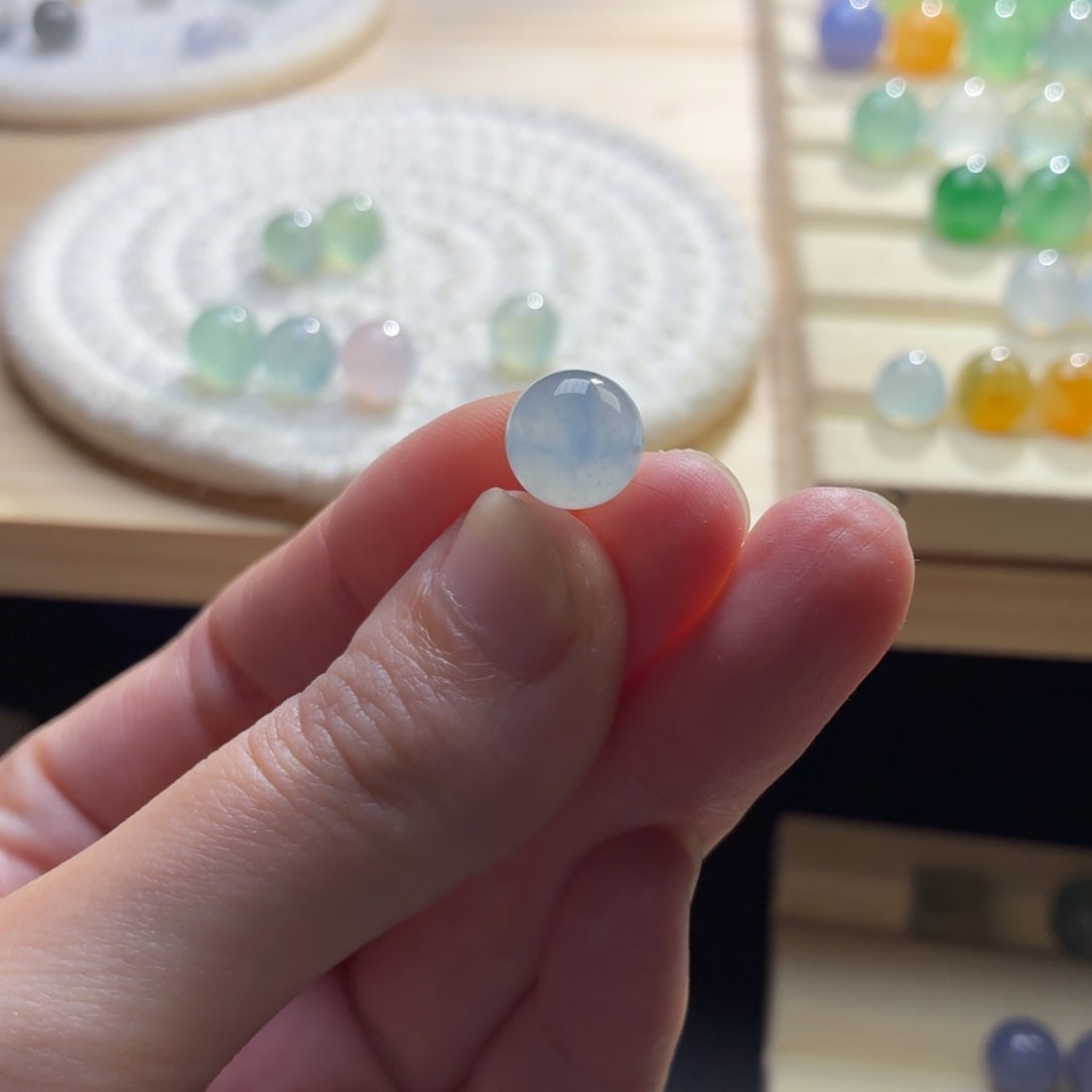 静***行翡翠散珠翡翠卡9.7 1375