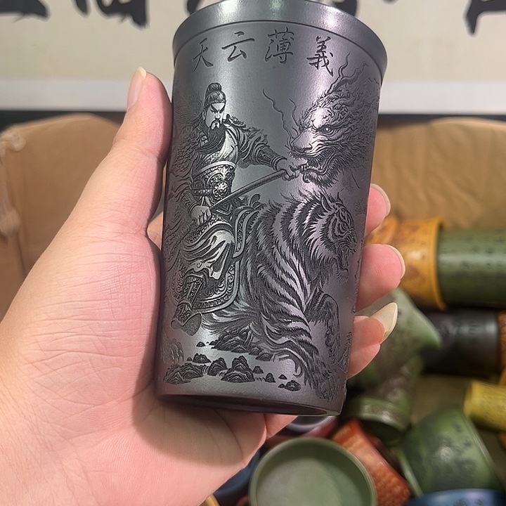 茶杯紫砂全手工紫砂主人杯