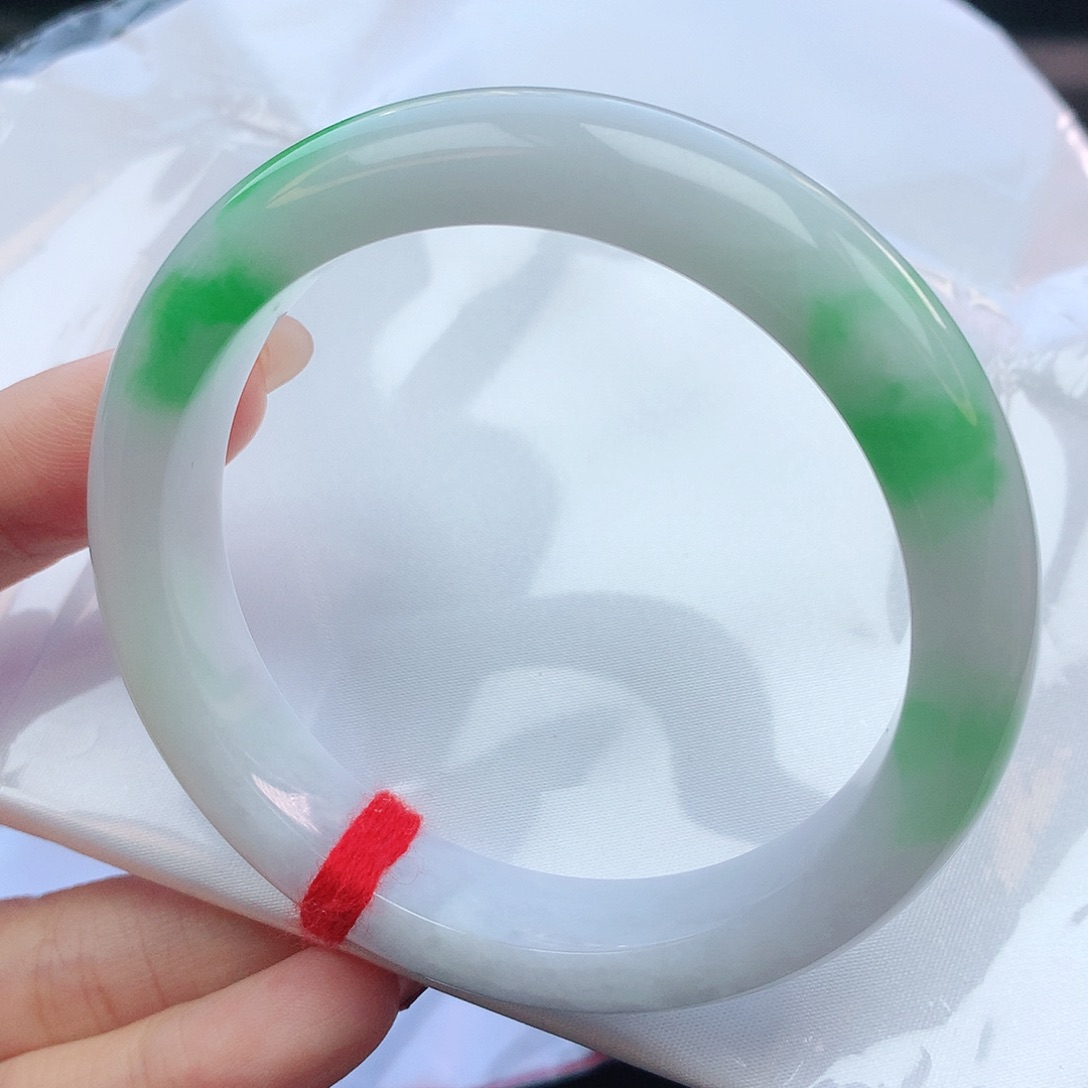 翡翠手镯未镶嵌57圈口882445