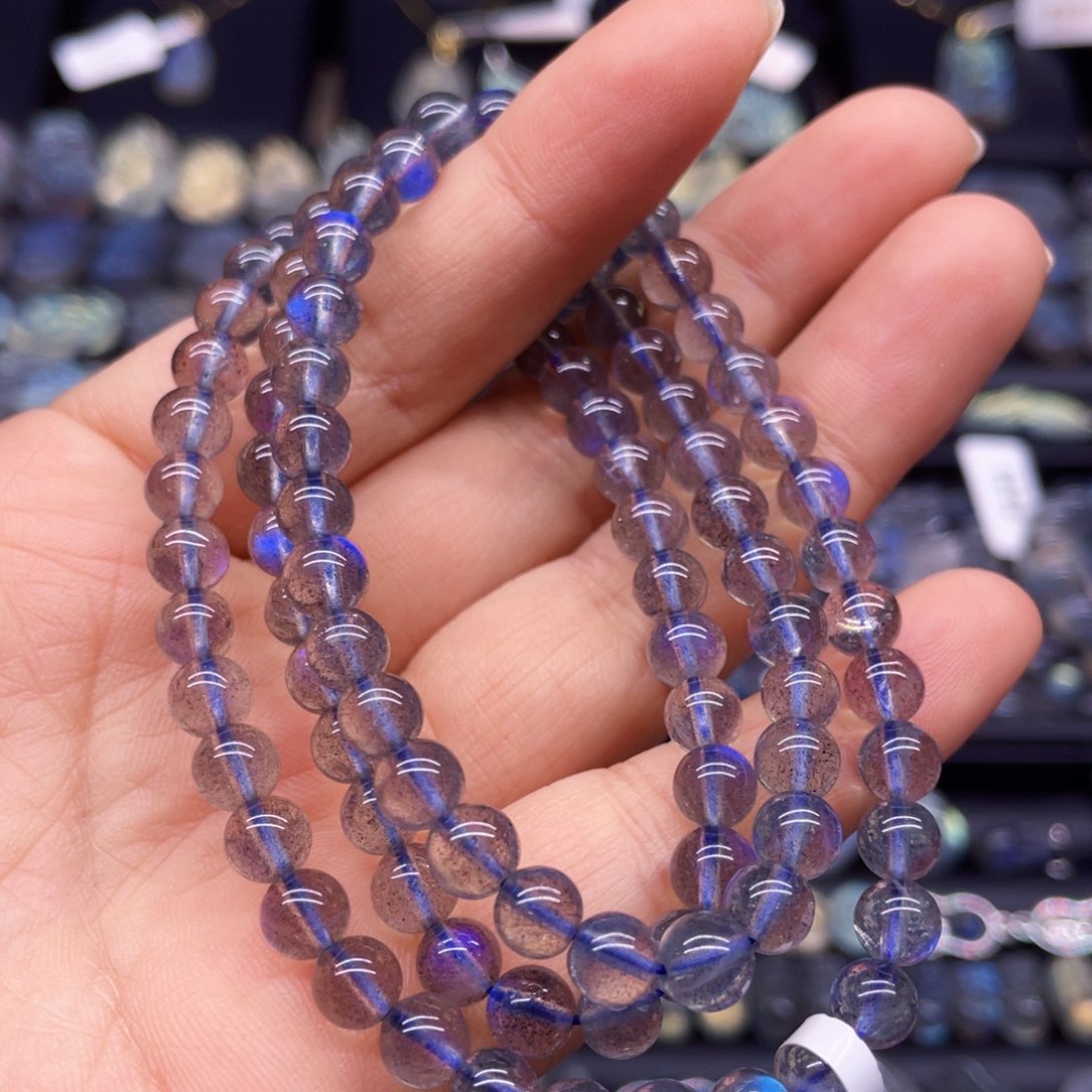 长石手串未镶嵌5.9左右