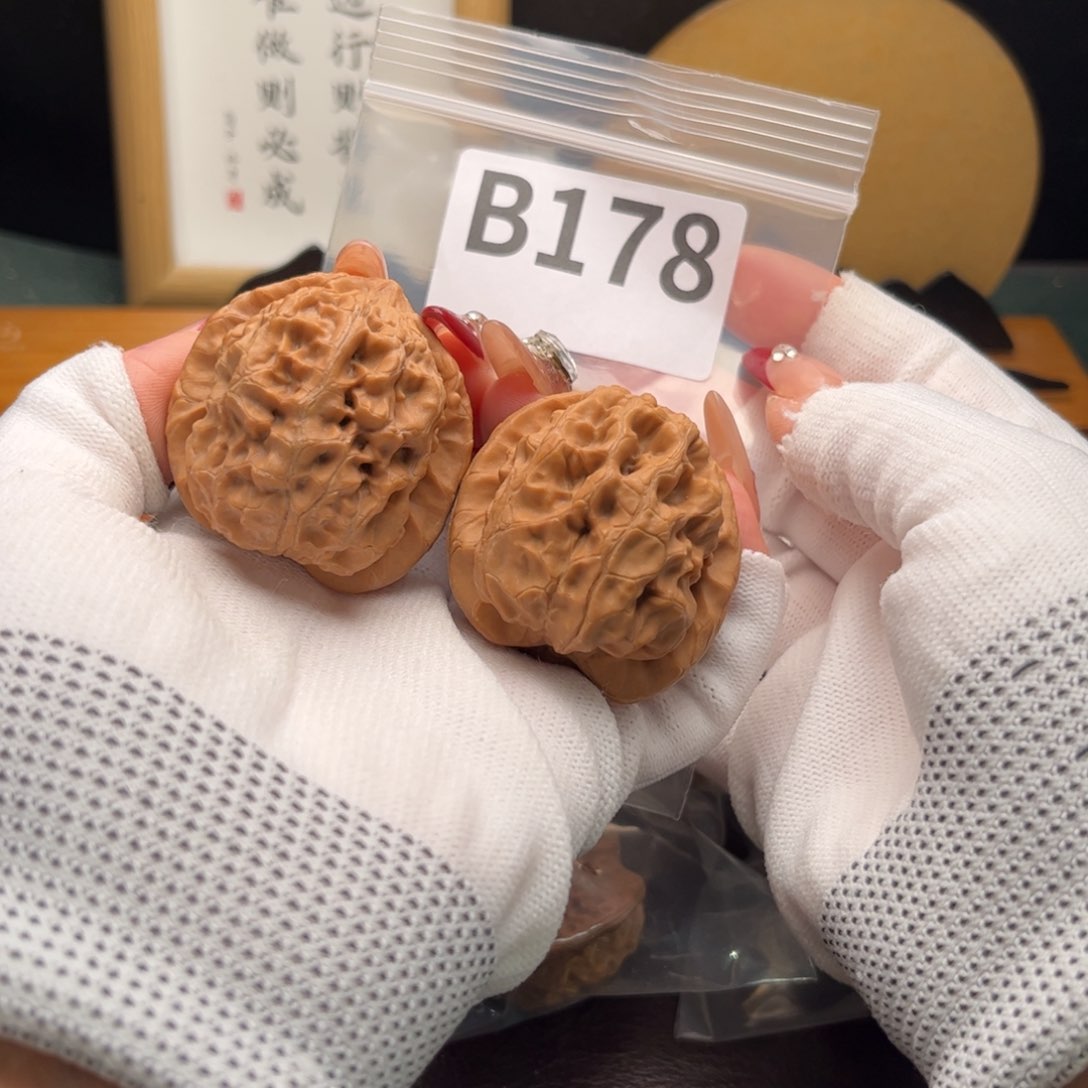 文玩核桃把件41合欢b 178