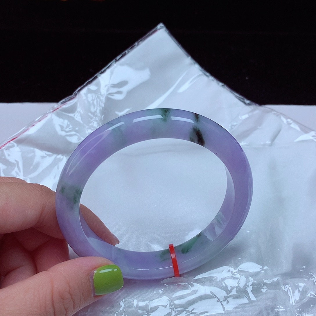 翡翠未镶嵌手镯圈口59