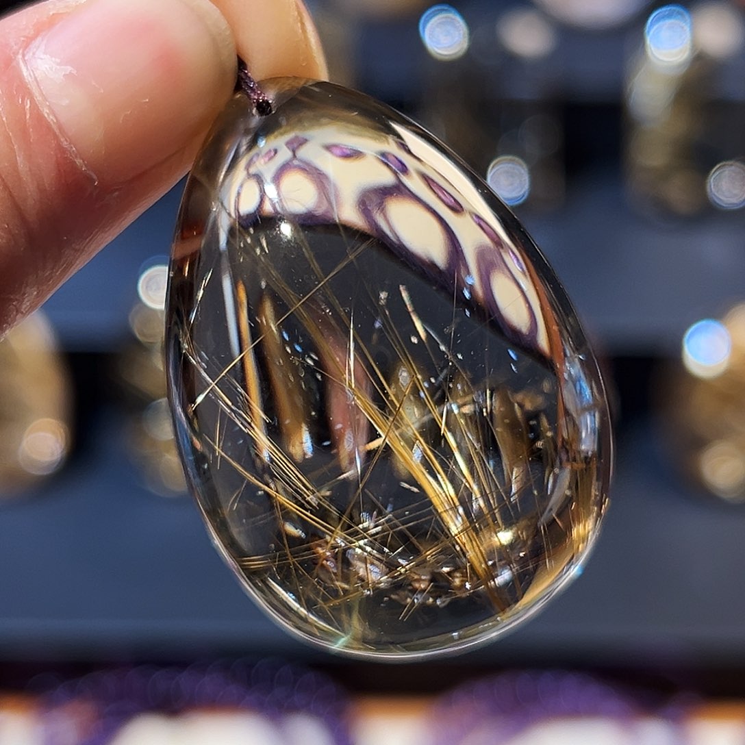 发晶颈饰未镶嵌吊坠