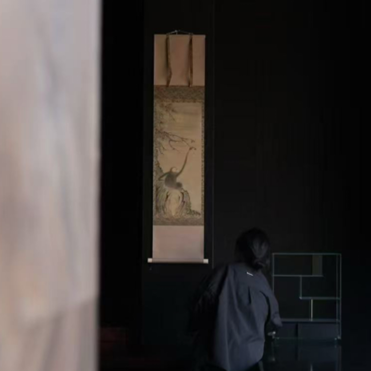 舒砚北記-陳小山字画挂轴个人作品茶室挂画茶道零配件