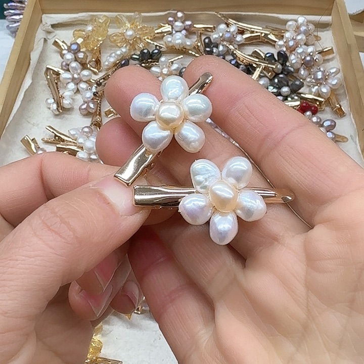 淡水珍珠甜美银S925镶嵌