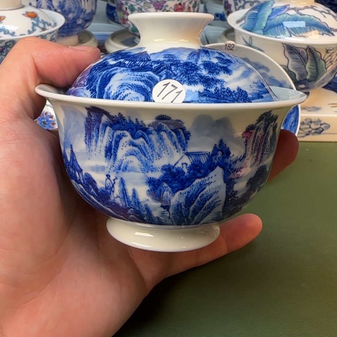 彦祖纯手工手绘茶具171