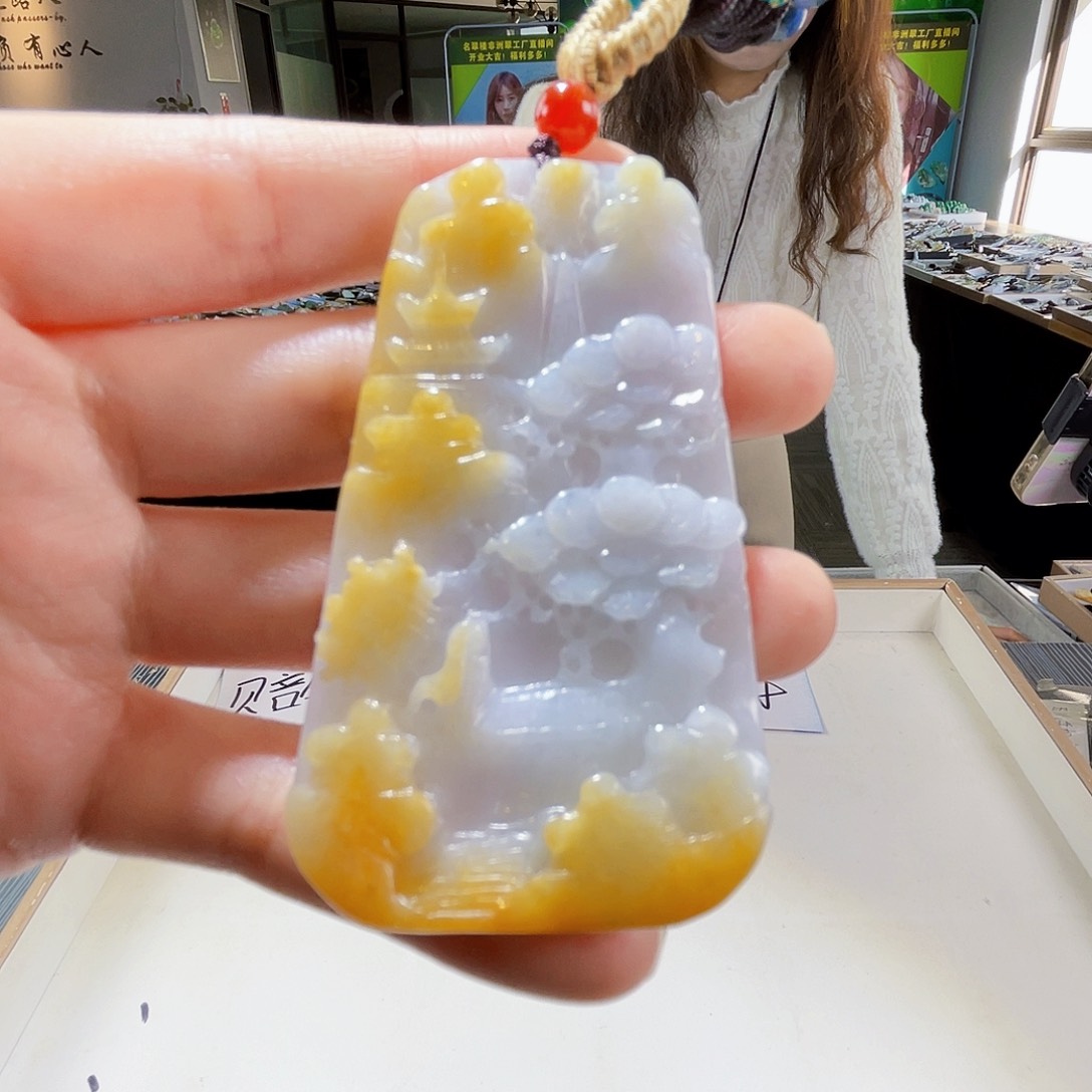 颈饰未镶嵌翡翠翡翠