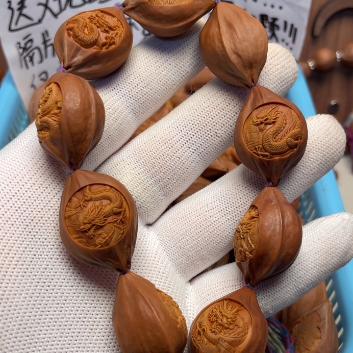 不***鱼手串/手链橄榄核2.3铁核四花龙