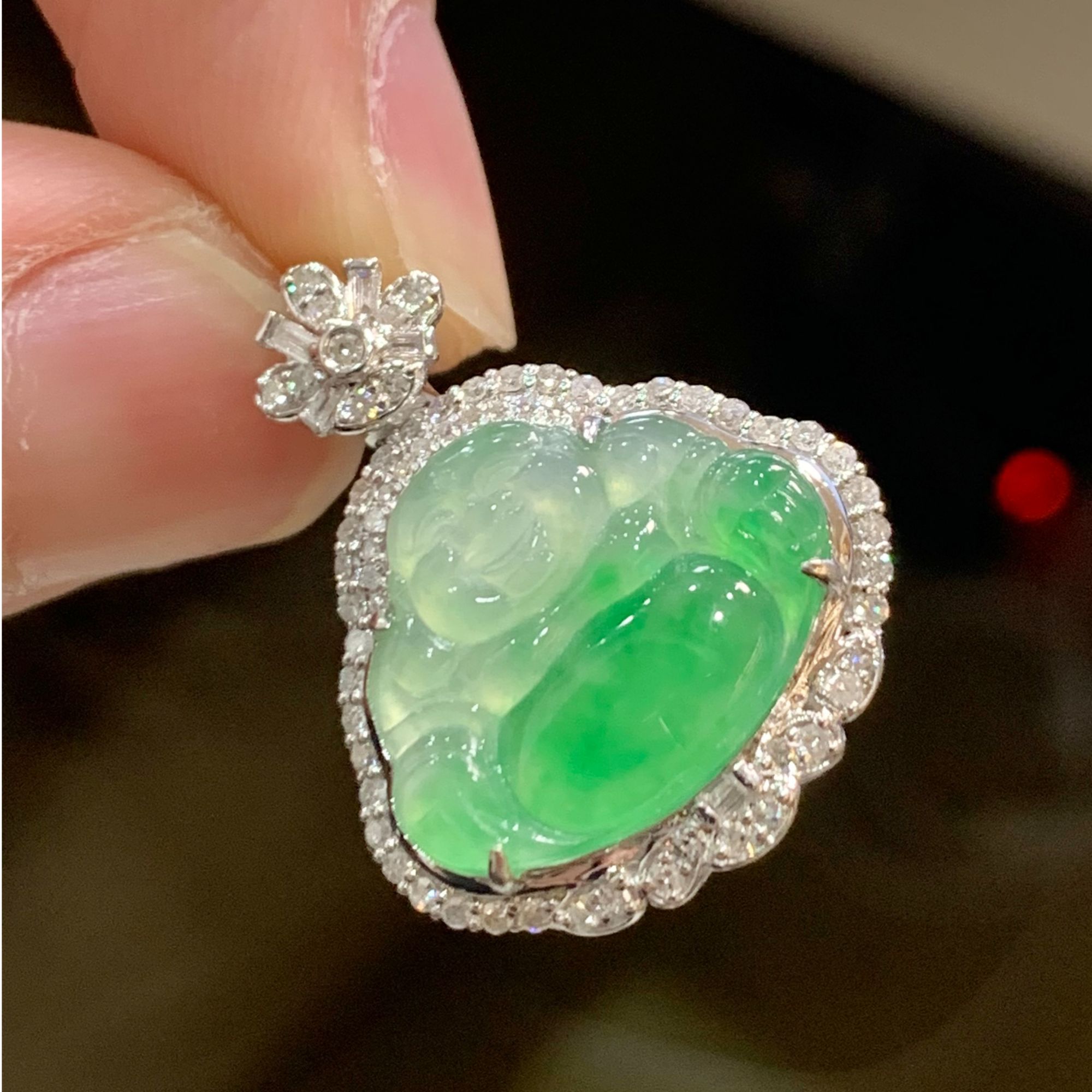 【云中意】18K金 -佛公吊坠