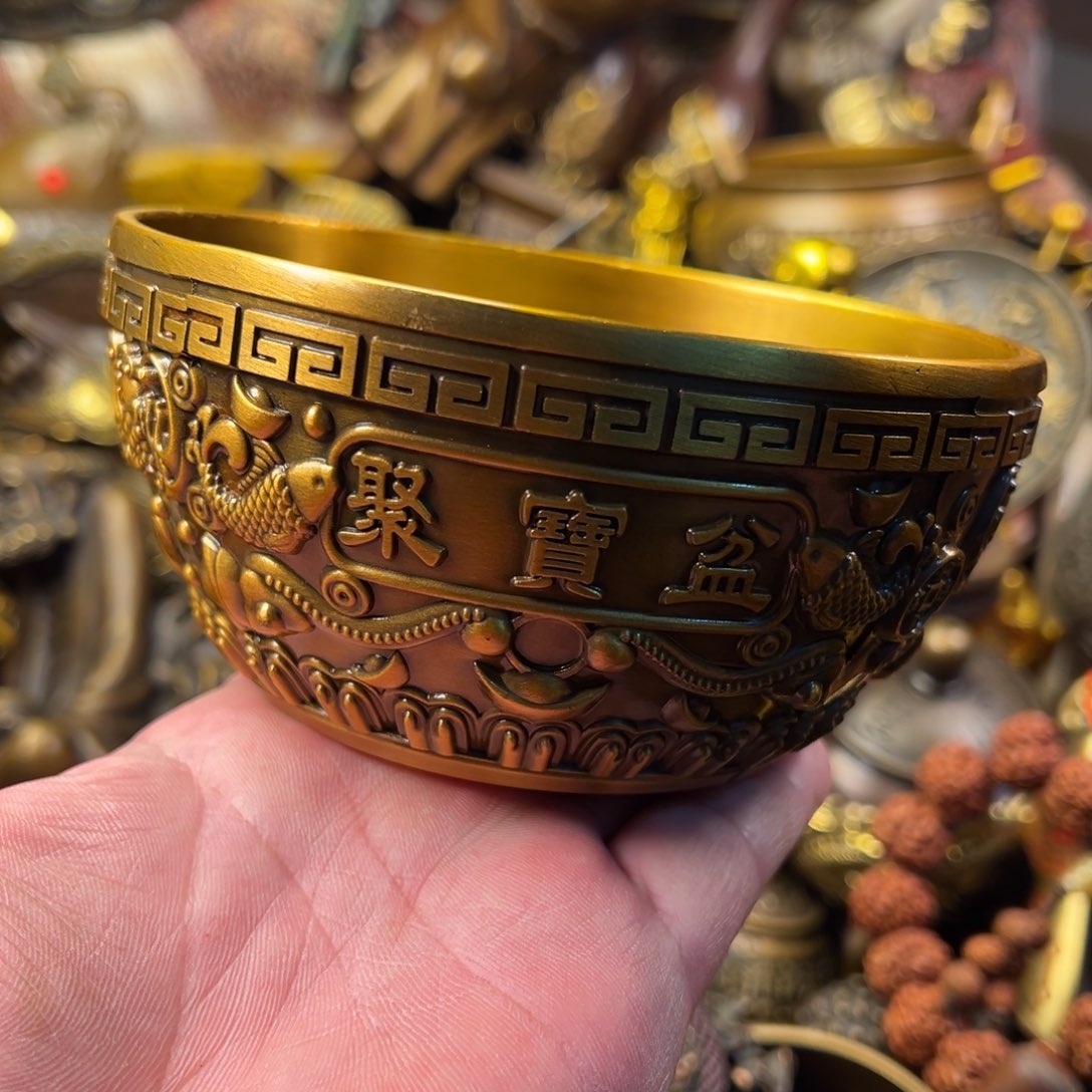 茶壶香炉铜器摆件