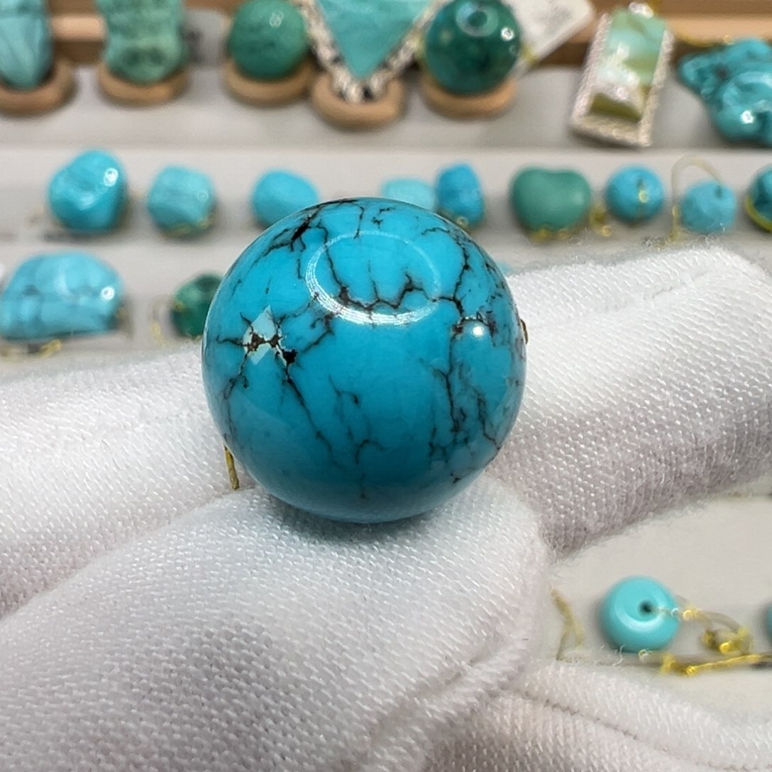 绿松石未镶嵌配饰14.3mm