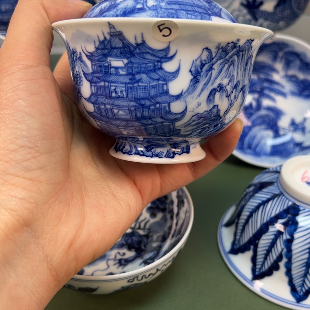 景德镇手绘茶具手工