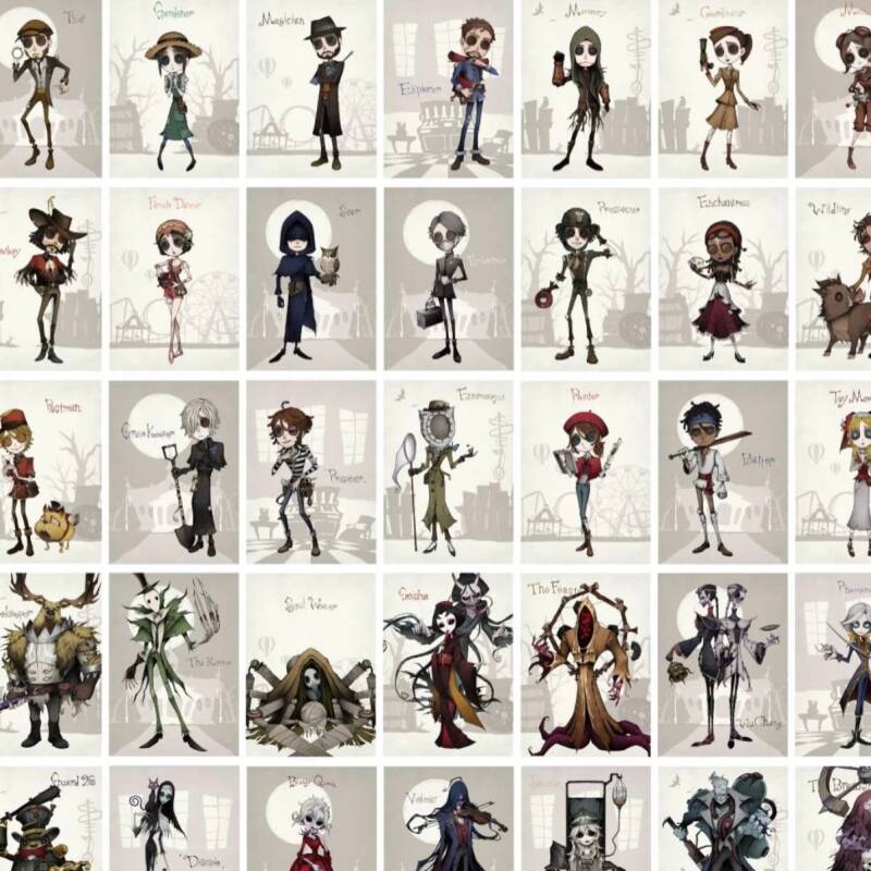 【第五人格】旧pop吧唧/亚克力砖/相卡系列  周边盲盒