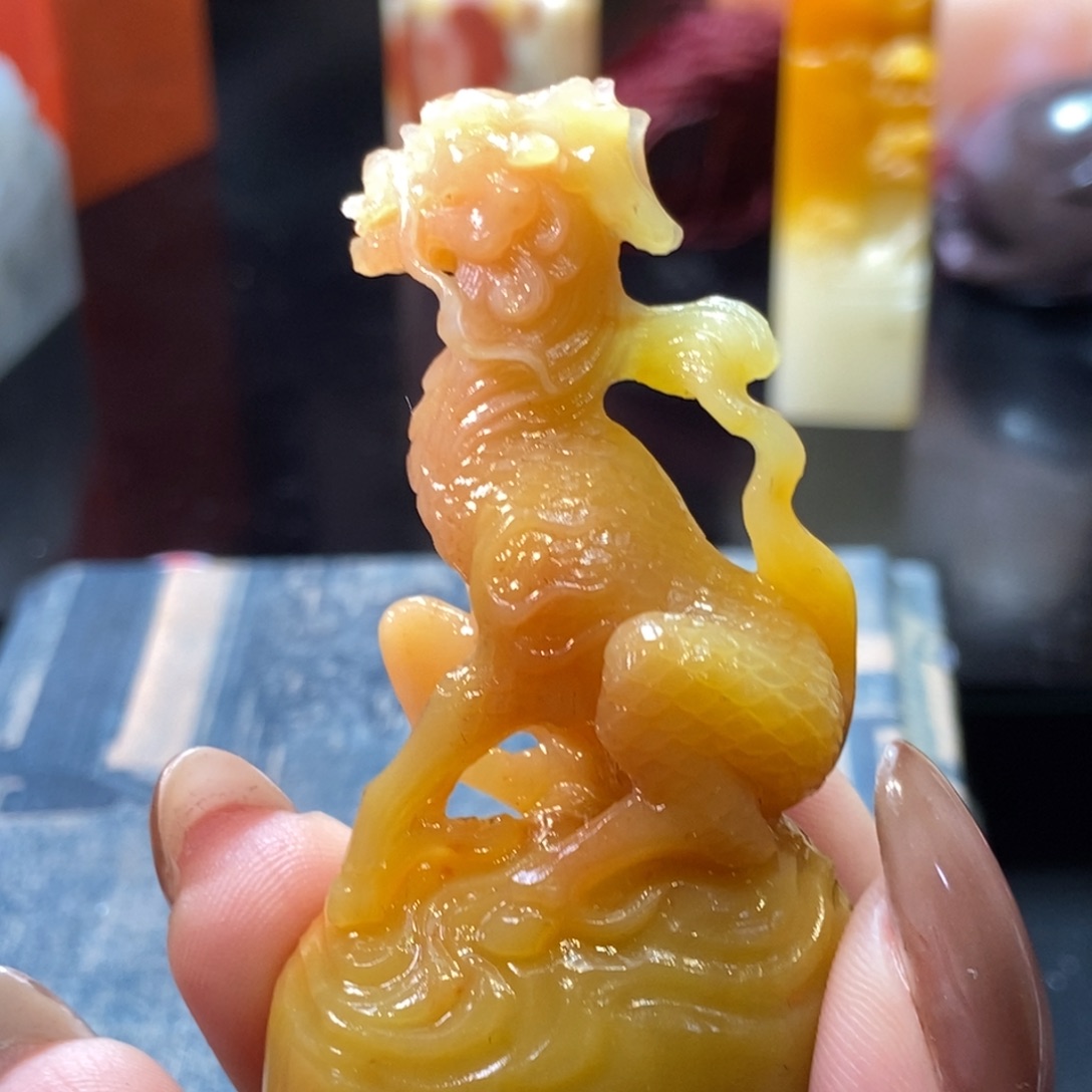 寿山石印石老挝北部田黄