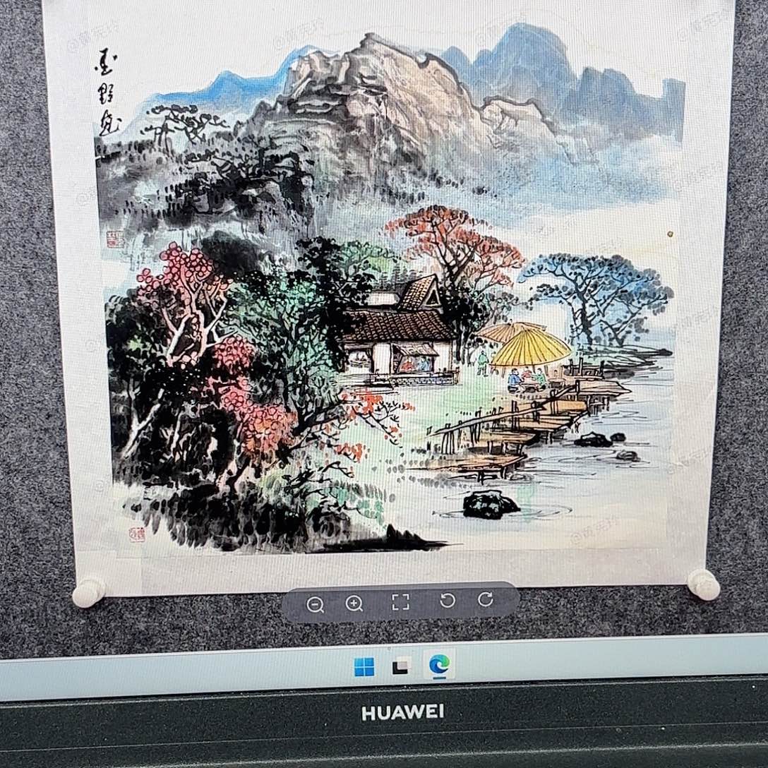 知***否国画国画作品山水