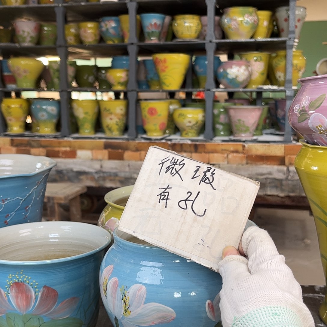 景德镇陶瓷花盆花盆