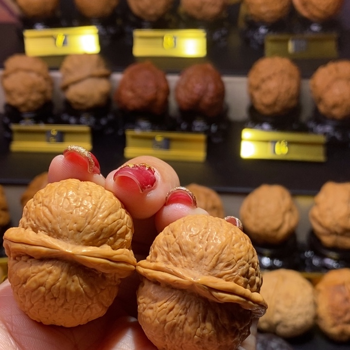 文玩核桃把件南瓜墩