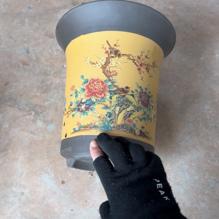 紫砂紫砂花盆口径23/25