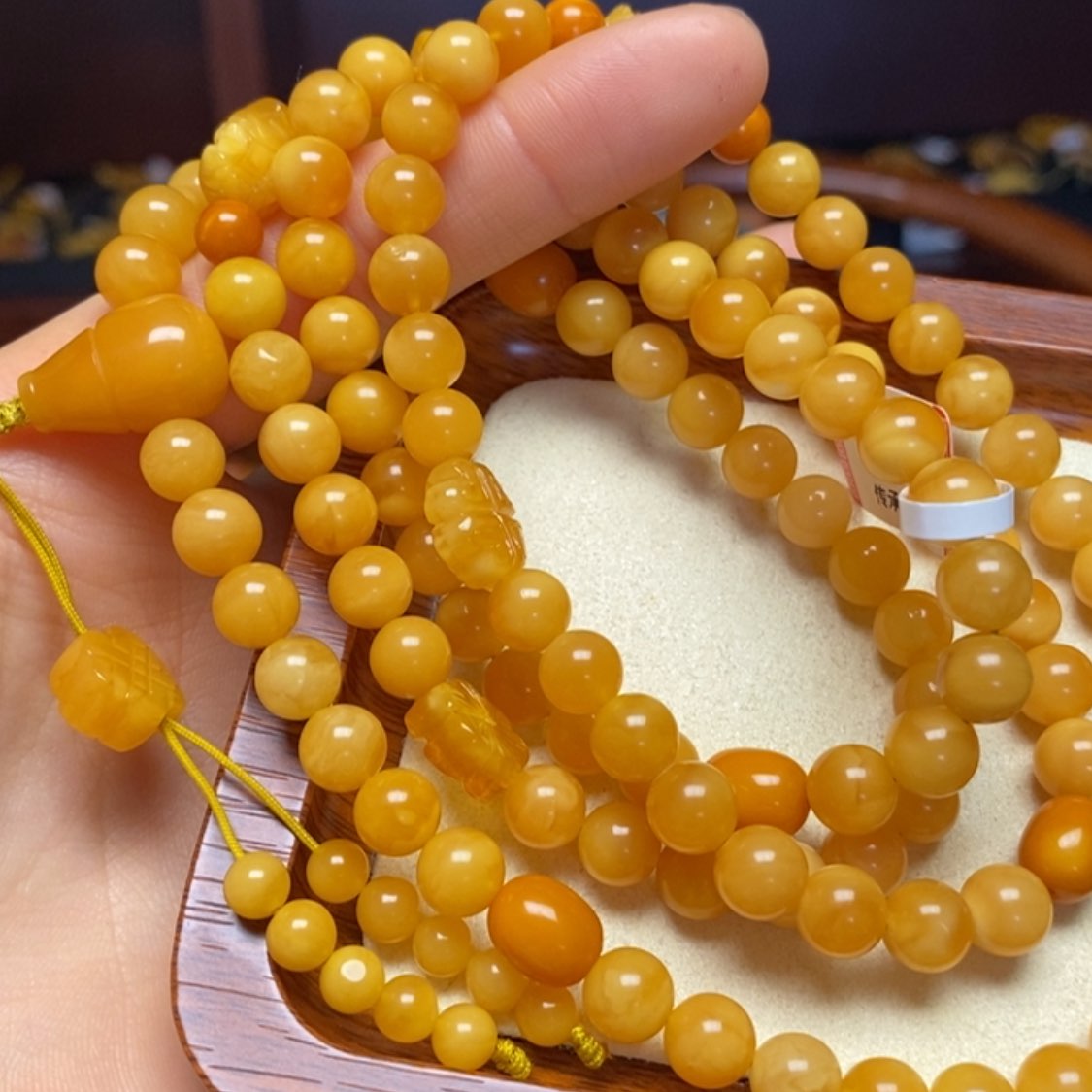 【闪购商品】蜜蜡颈饰未镶嵌项链