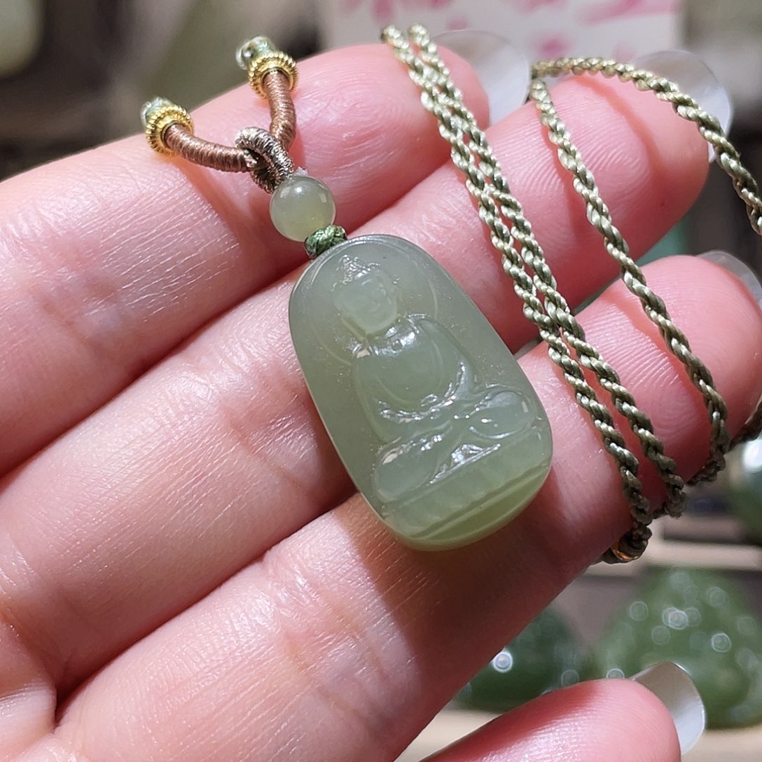 和田玉吊坠(不含链)未镶嵌臻*?