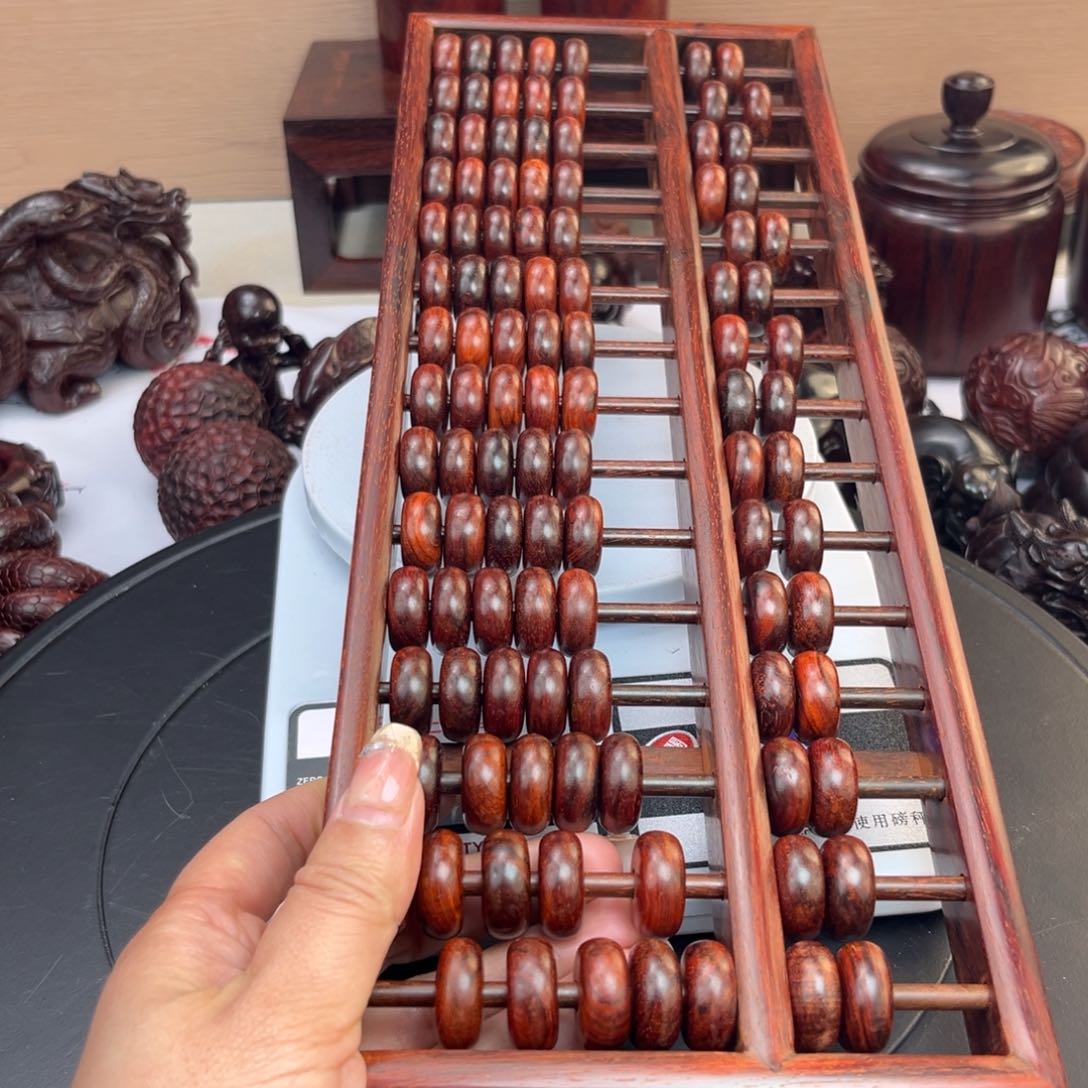 杏***.印度小叶紫檀算盘