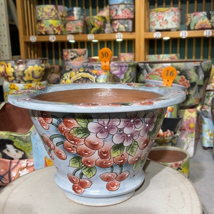 红陶景德镇艺术手绘作品