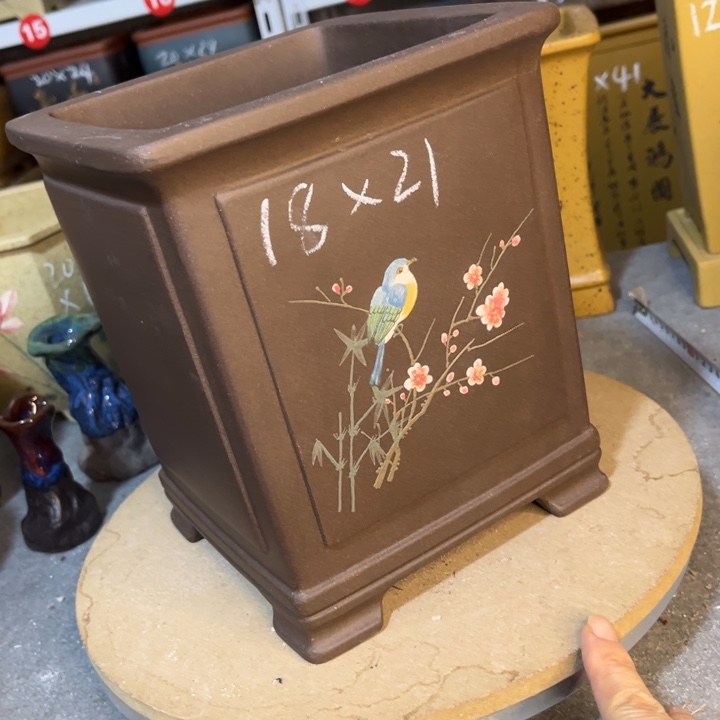 紫砂花盆紫砂花盆