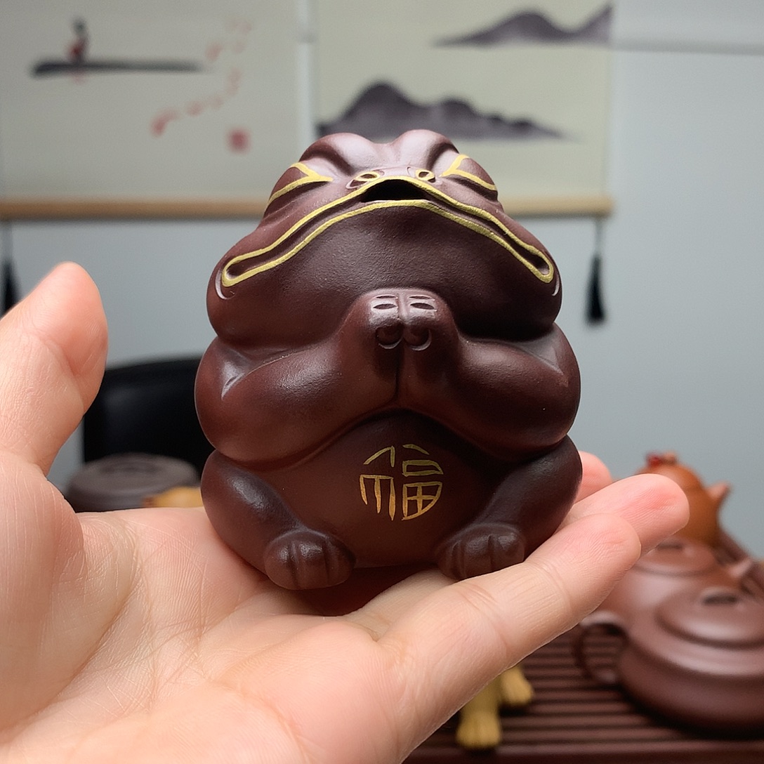 浮***面茶壶紫砂原矿紫砂